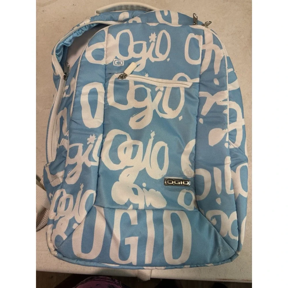 Ogio Breaker Backpack Script‎ Blue Laptop Backpack